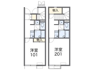 レオネクスト丁田の物件間取画像